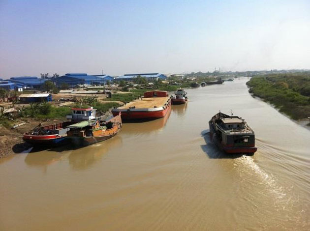 River in Myanmar