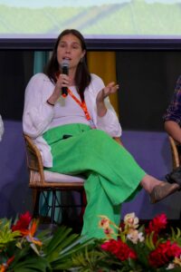 Alejandra Burchard Levine at the Regional Policy Dialogues (ANLA) in Colombia