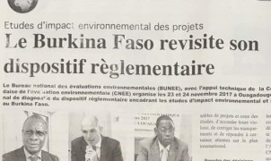 La cartographie du système d'EIES au Burkina Faso