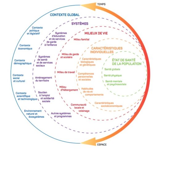 Les déterminants de la santé, Québec, MSSS, 2016 Les déterminants de la santé, Québec, MSSS, 2016